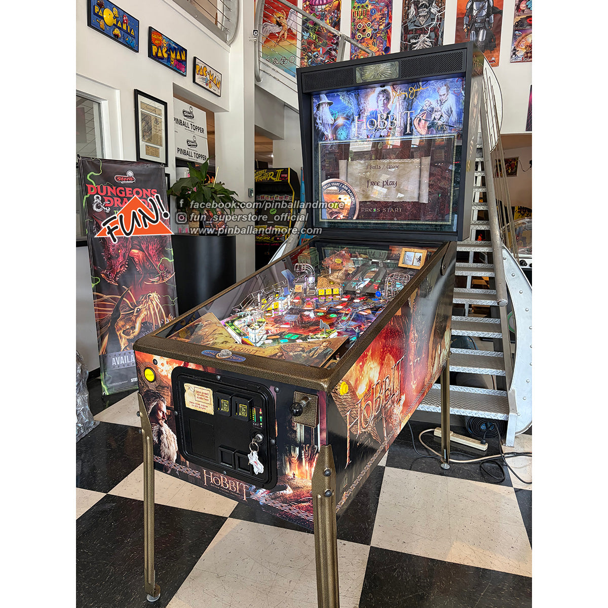 The Hobbit (Smaug Gold Special Edition #1103) Pinball Machine