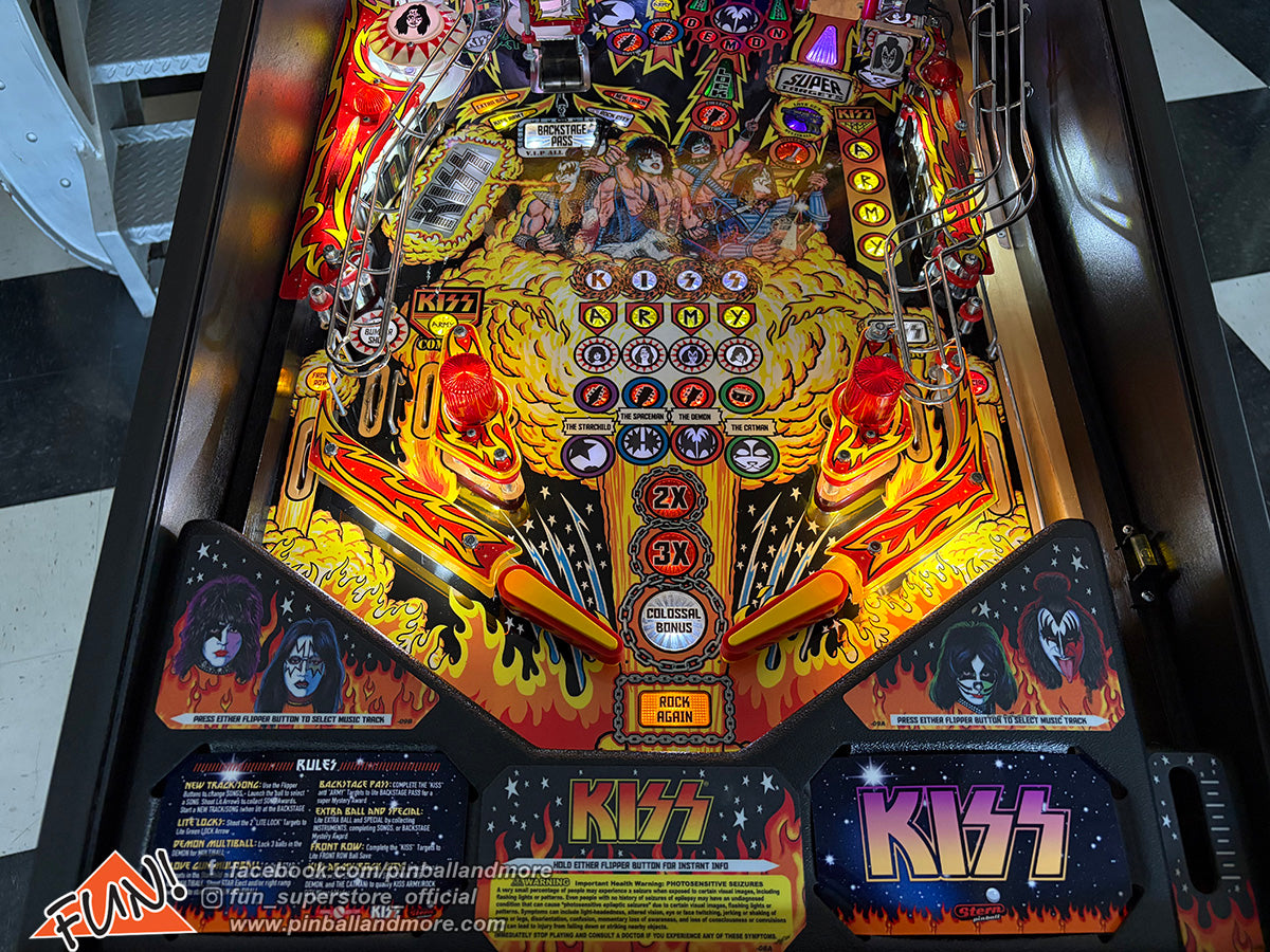 KISS (Pro) Pinball Machine w/extras!
