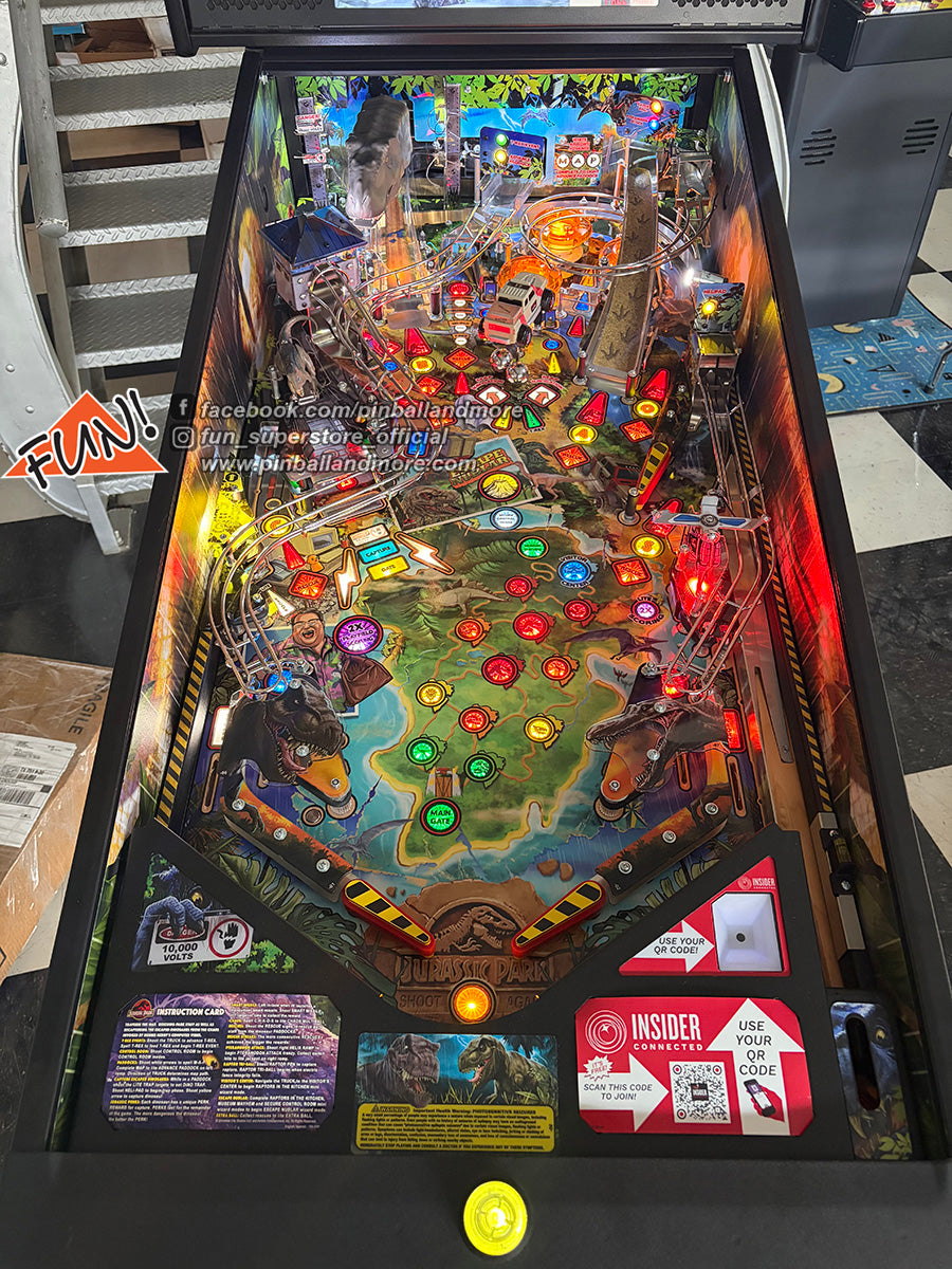 Jurassic Park (Premium) Pinball Machine - Home Use Only + MODS!
