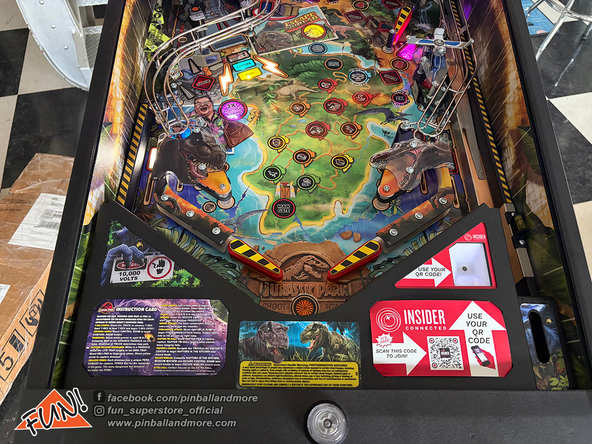 Jurassic Park (Premium) Pinball Machine - Home Use Only + MODS!