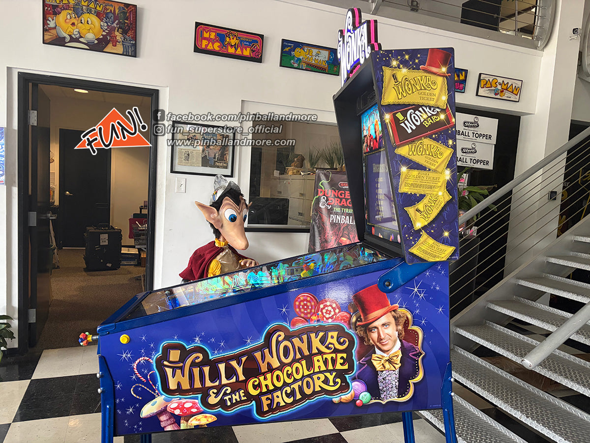 Willy Wonka (Limited Edition #1010) Pinball Machine - LIKE NEW with MODS!