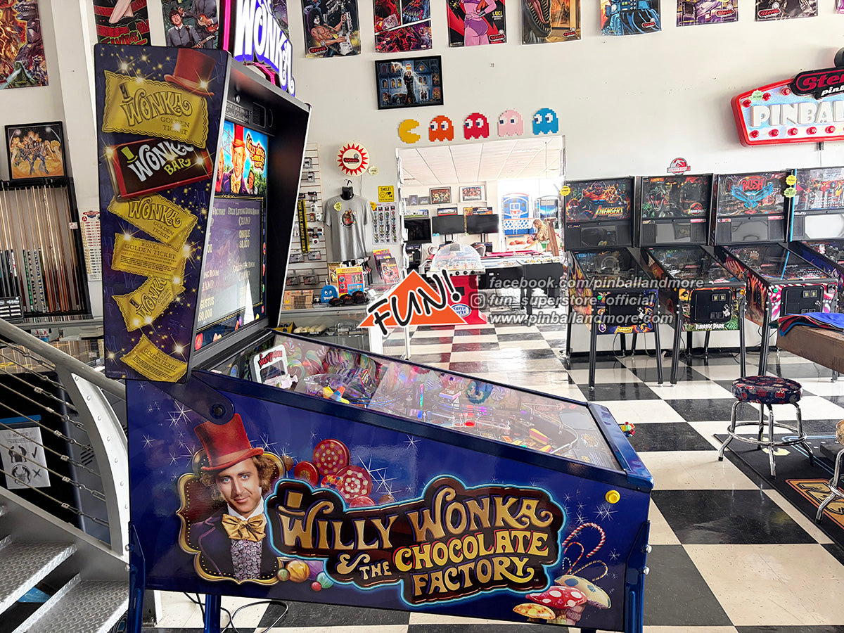 Willy Wonka (Limited Edition #1010) Pinball Machine - LIKE NEW with MODS!
