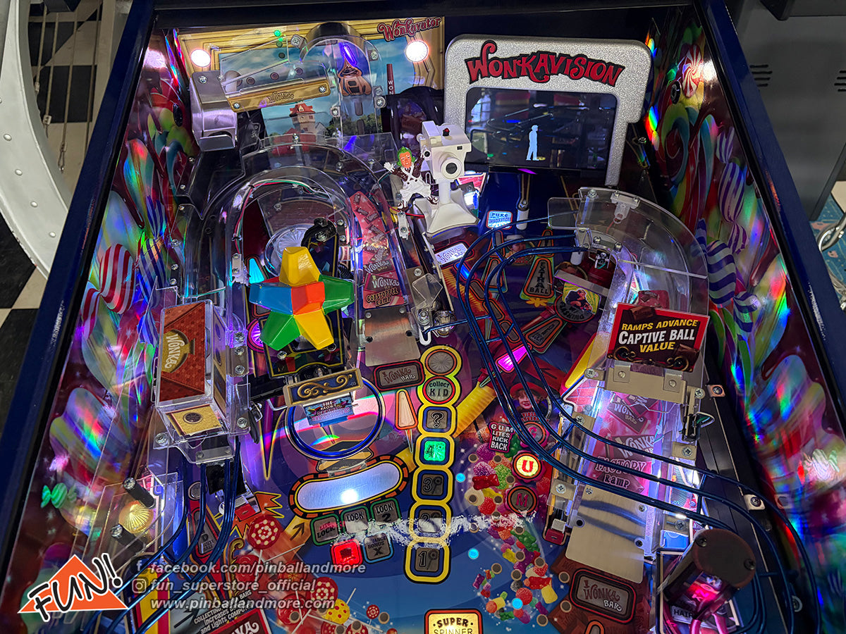 Willy Wonka (Limited Edition #1010) Pinball Machine - LIKE NEW with MODS!
