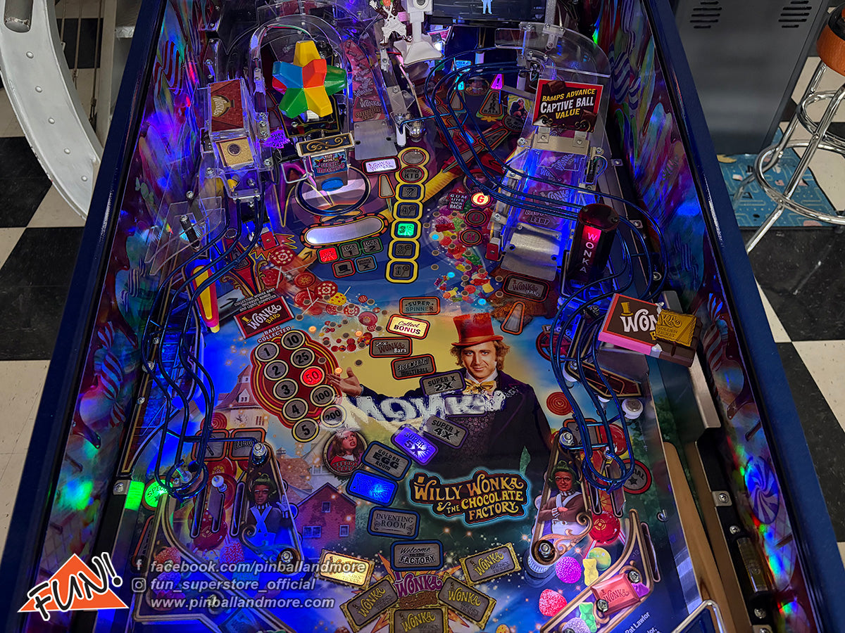 Willy Wonka (Limited Edition #1010) Pinball Machine - LIKE NEW with MODS!