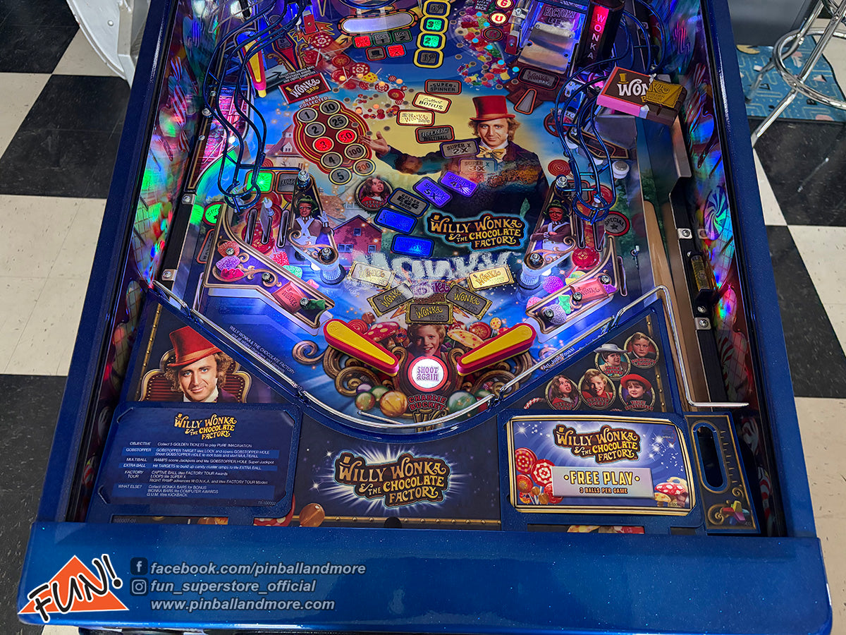 Willy Wonka (Limited Edition #1010) Pinball Machine - LIKE NEW with MODS!