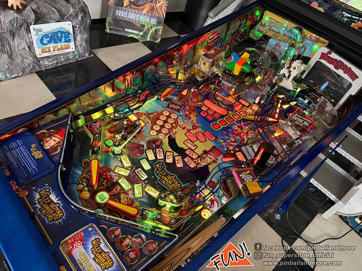 Willy Wonka (Limited Edition #1010) Pinball Machine - LIKE NEW with MODS!