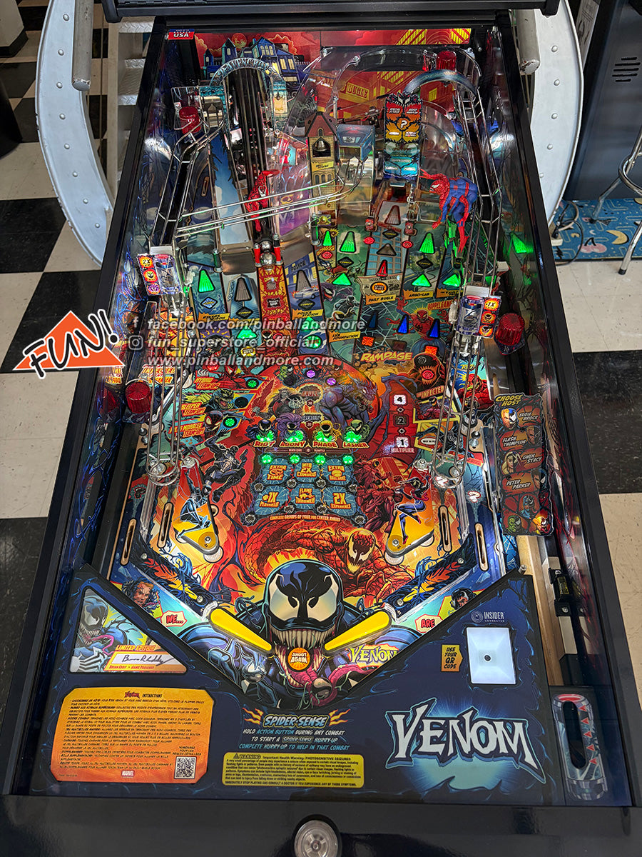 Venom (Limited Edition #376) Pinball Machine - HOME USE ONLY w/EXTRAS!