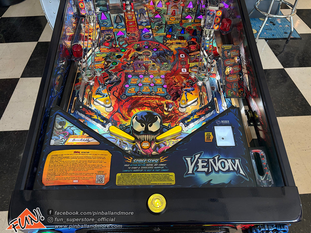 Venom (Limited Edition #376) Pinball Machine - HOME USE ONLY w/EXTRAS!