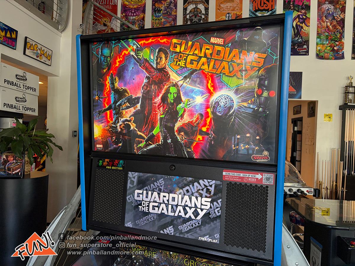 Guardians of the Galaxy (Pro) Pinball Machine - LIKE NEW!