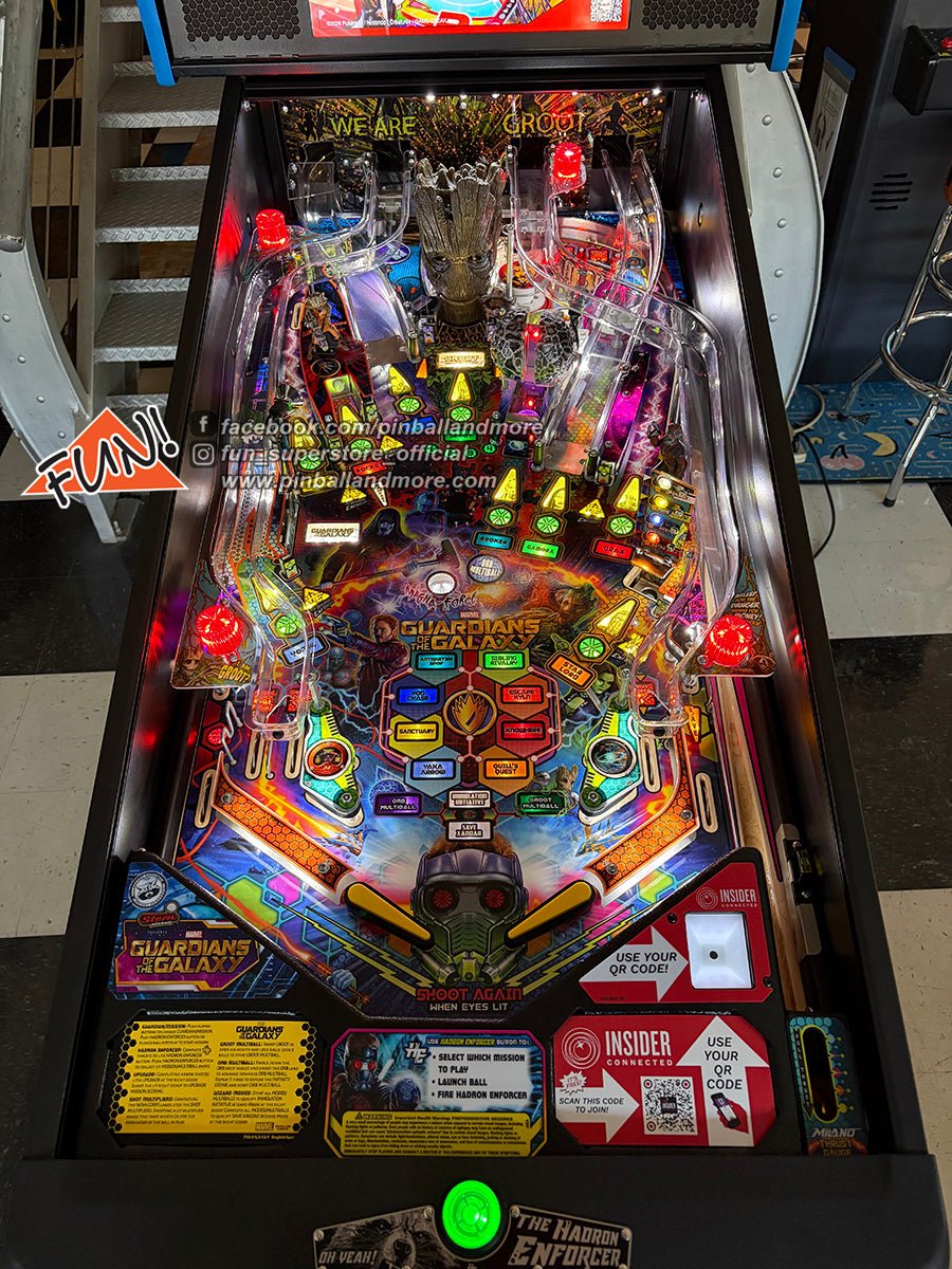 Guardians of the Galaxy (Pro) Pinball Machine - LIKE NEW!
