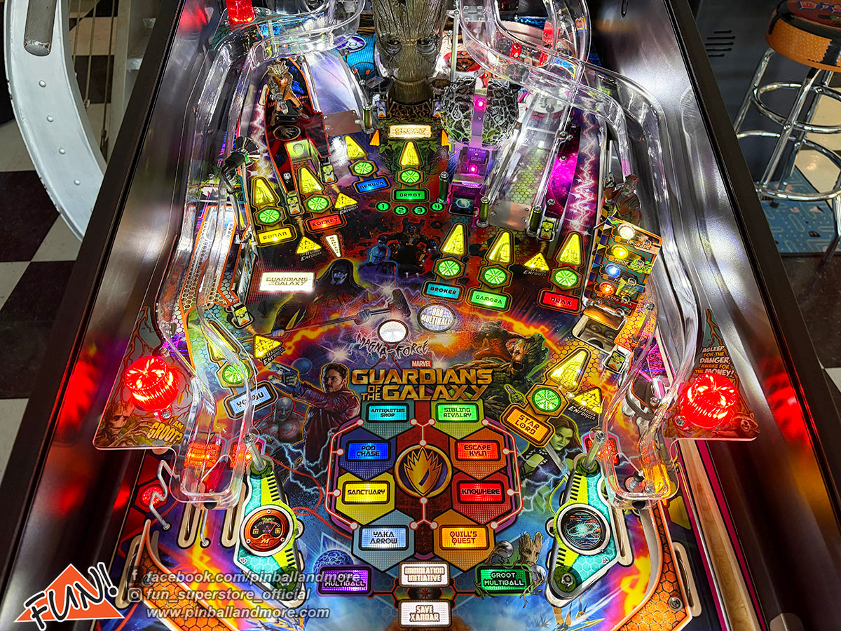 Guardians of the Galaxy (Pro) Pinball Machine - LIKE NEW!