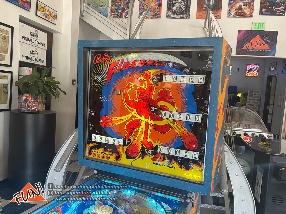 Fireball Pinball Machine - BEAUTIFUL EXAMPLE!
