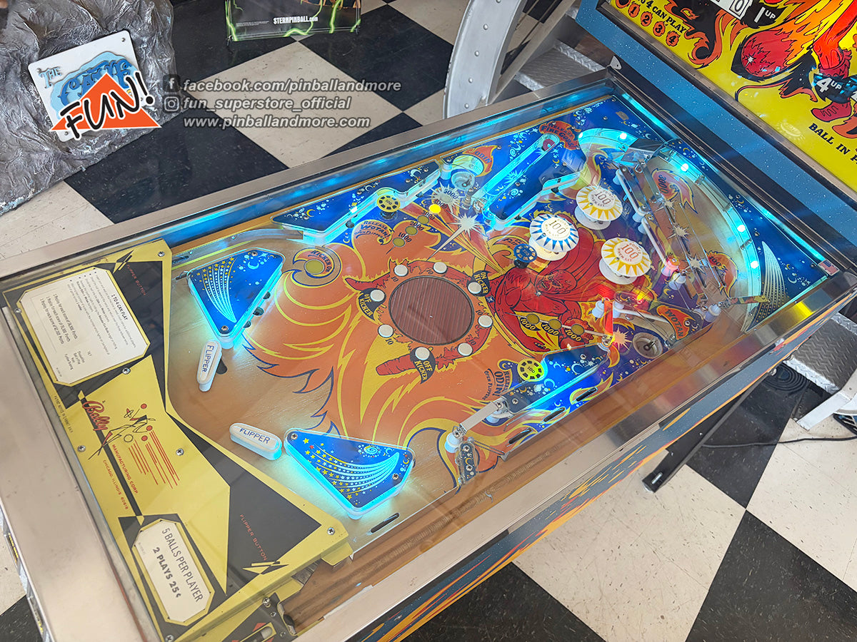 Fireball Pinball Machine - BEAUTIFUL EXAMPLE!