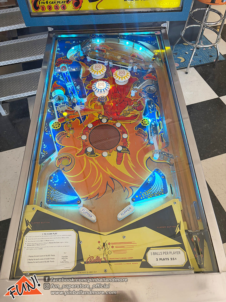 Fireball Pinball Machine - BEAUTIFUL EXAMPLE!