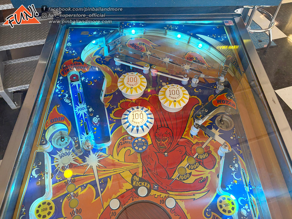 Fireball Pinball Machine - BEAUTIFUL EXAMPLE!