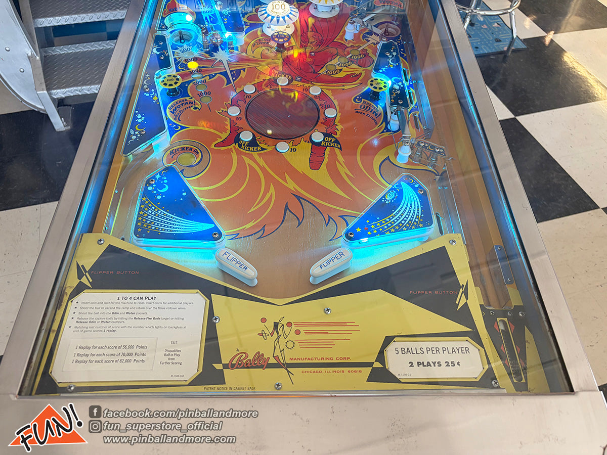 Fireball Pinball Machine - BEAUTIFUL EXAMPLE!