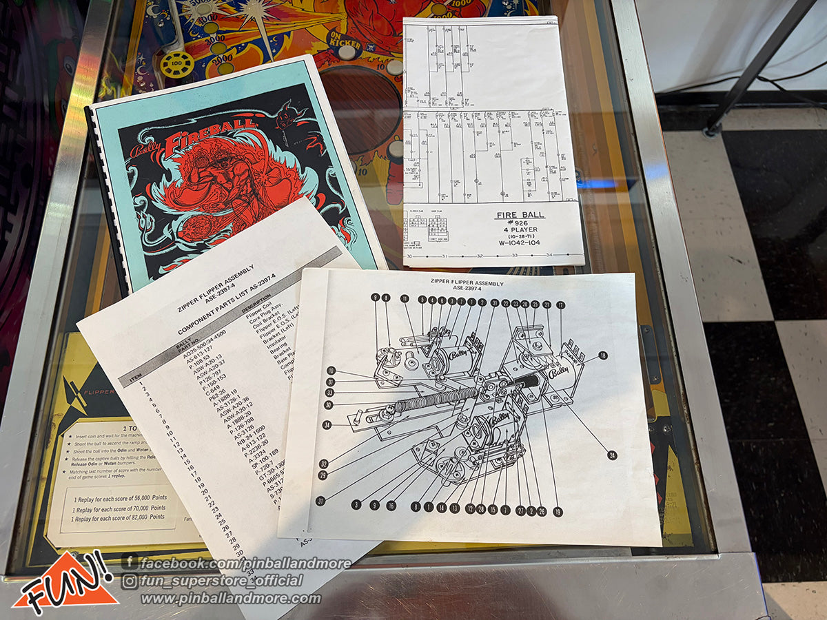 Fireball Pinball Machine - BEAUTIFUL EXAMPLE!