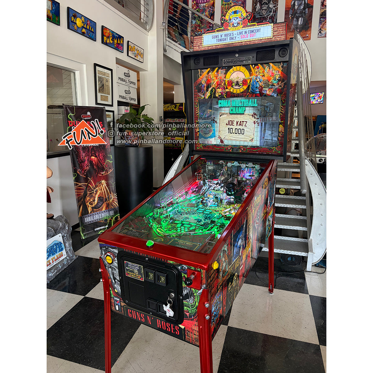 Guns N' Roses (Limited Edition #723) Pinball Machine
