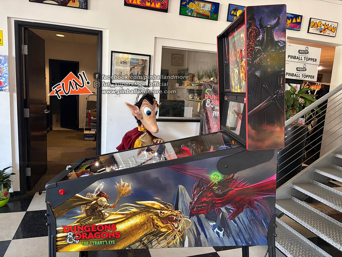 Dungeons & Dragons, The Tyrant's Eye (Premium) Pinball Machine - HUO