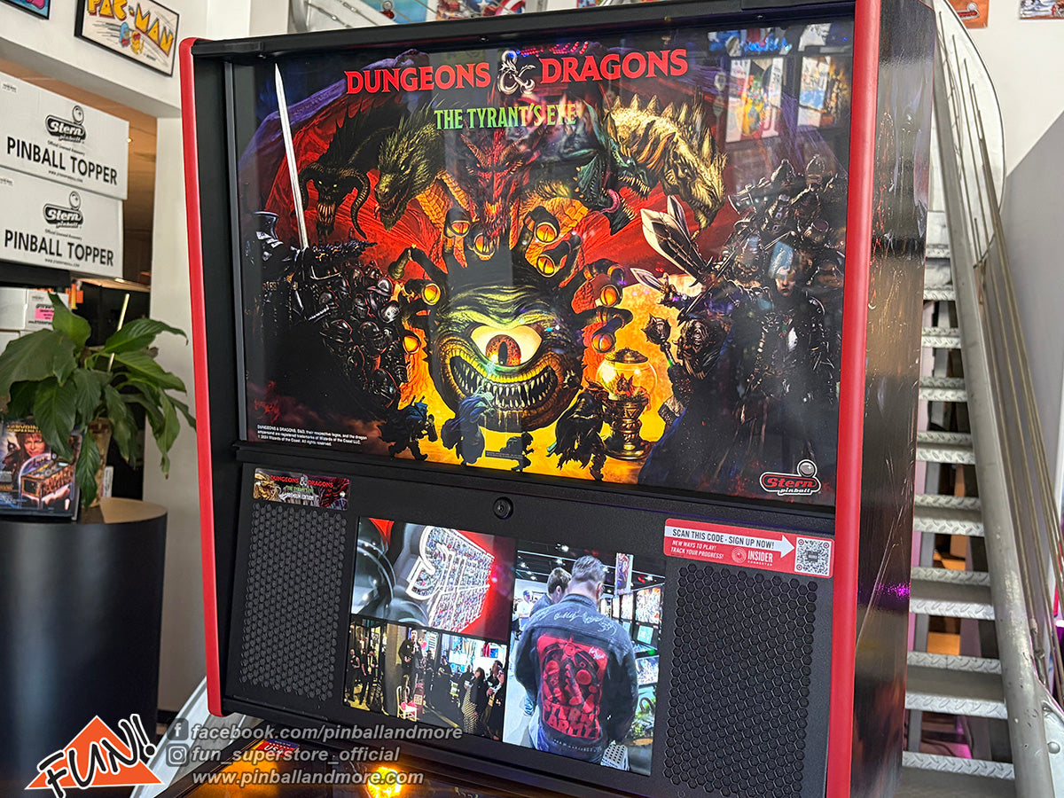 Dungeons & Dragons, The Tyrant's Eye (Premium) Pinball Machine - HUO