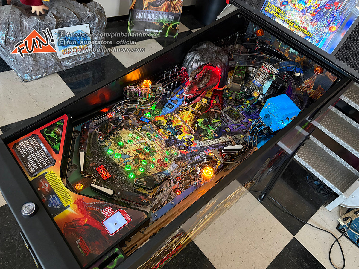 Dungeons & Dragons, The Tyrant's Eye (Premium) Pinball Machine - HUO