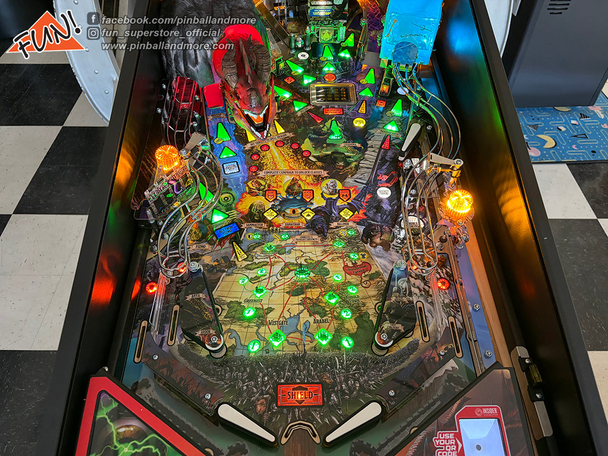 Dungeons & Dragons, The Tyrant's Eye (Premium) Pinball Machine - HUO