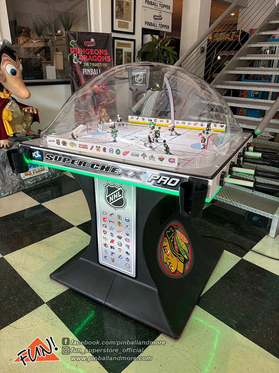 NHL Super Chexx Pro Bubble Hockey (Dallas Star vs Chicago Blackhawks)