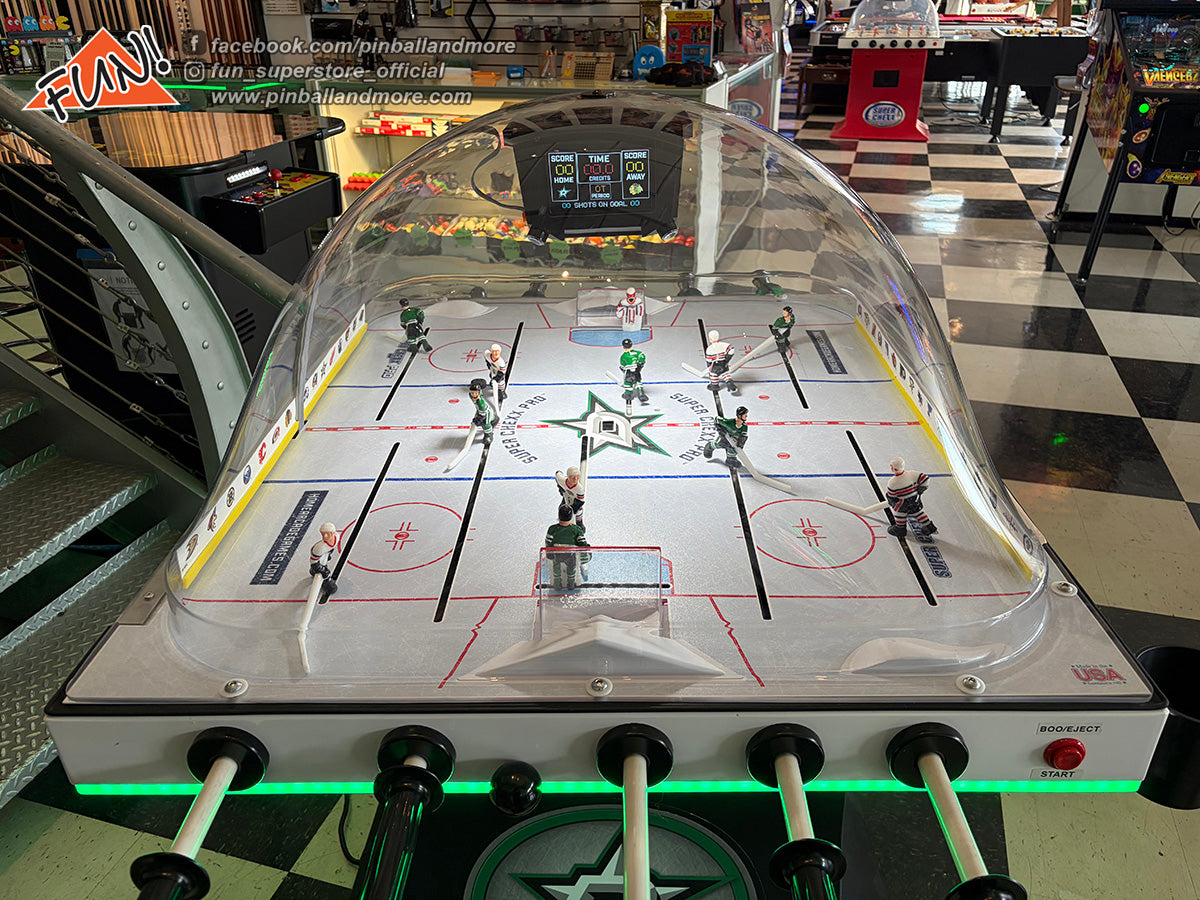 NHL Super Chexx Pro Bubble Hockey (Dallas Star vs Chicago Blackhawks)