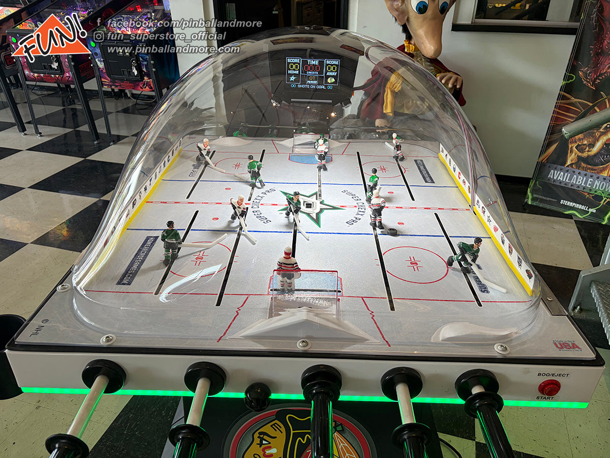 NHL Super Chexx Pro Bubble Hockey (Dallas Star vs Chicago Blackhawks)