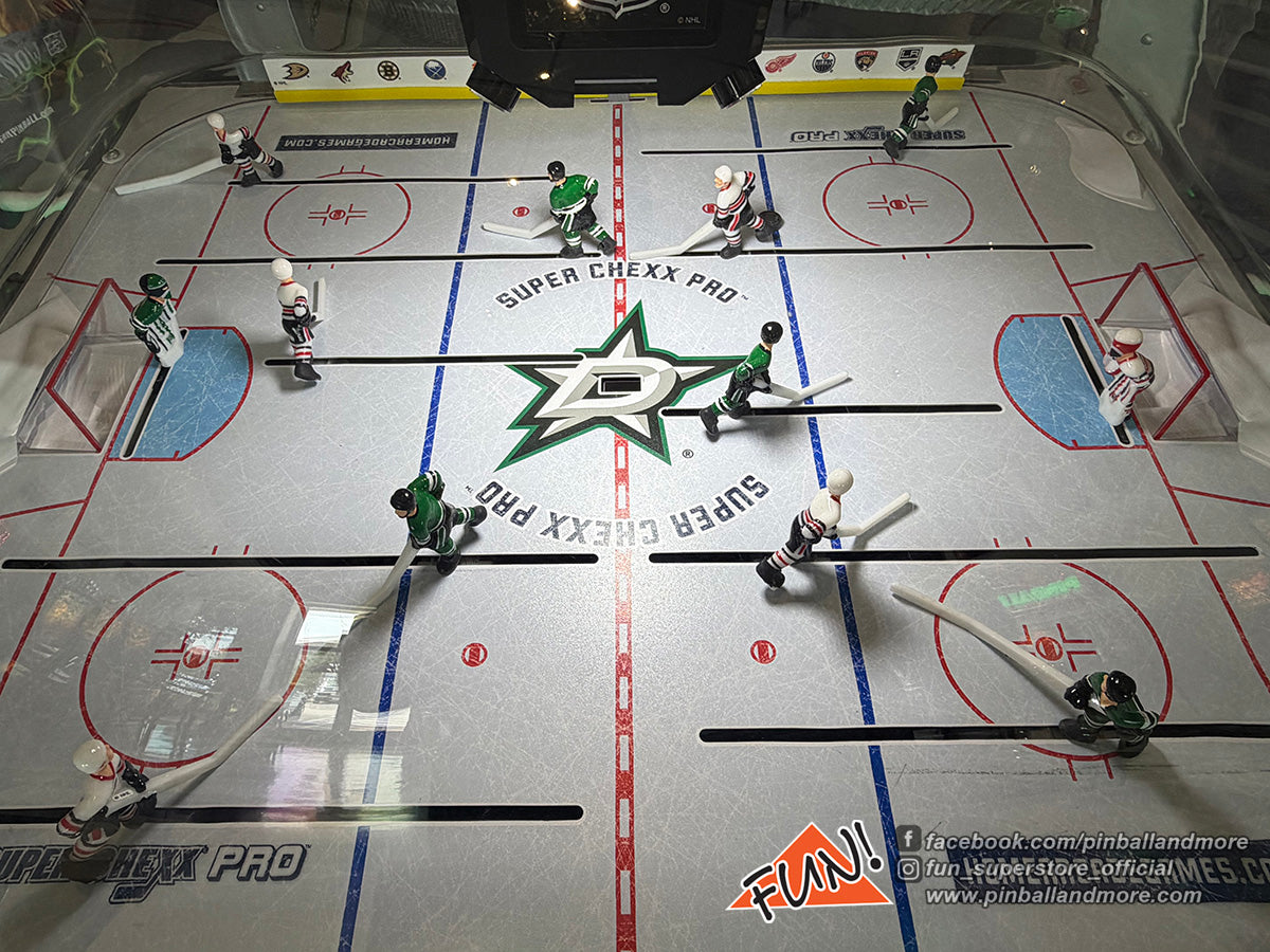 NHL Super Chexx Pro Bubble Hockey (Dallas Star vs Chicago Blackhawks)