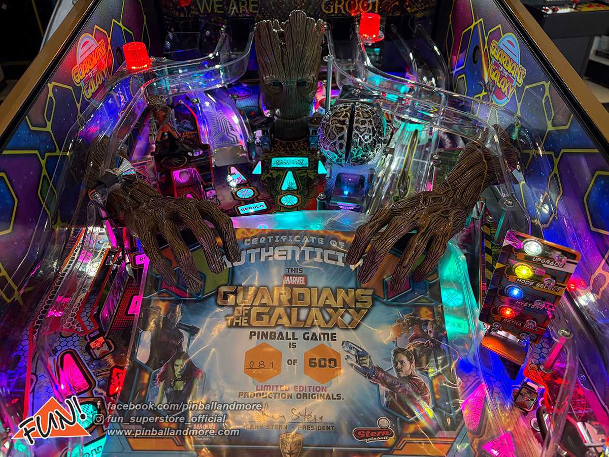 Guardians of the Galaxy (Limited Edition #081 of 600) Pinball Machine - HUO