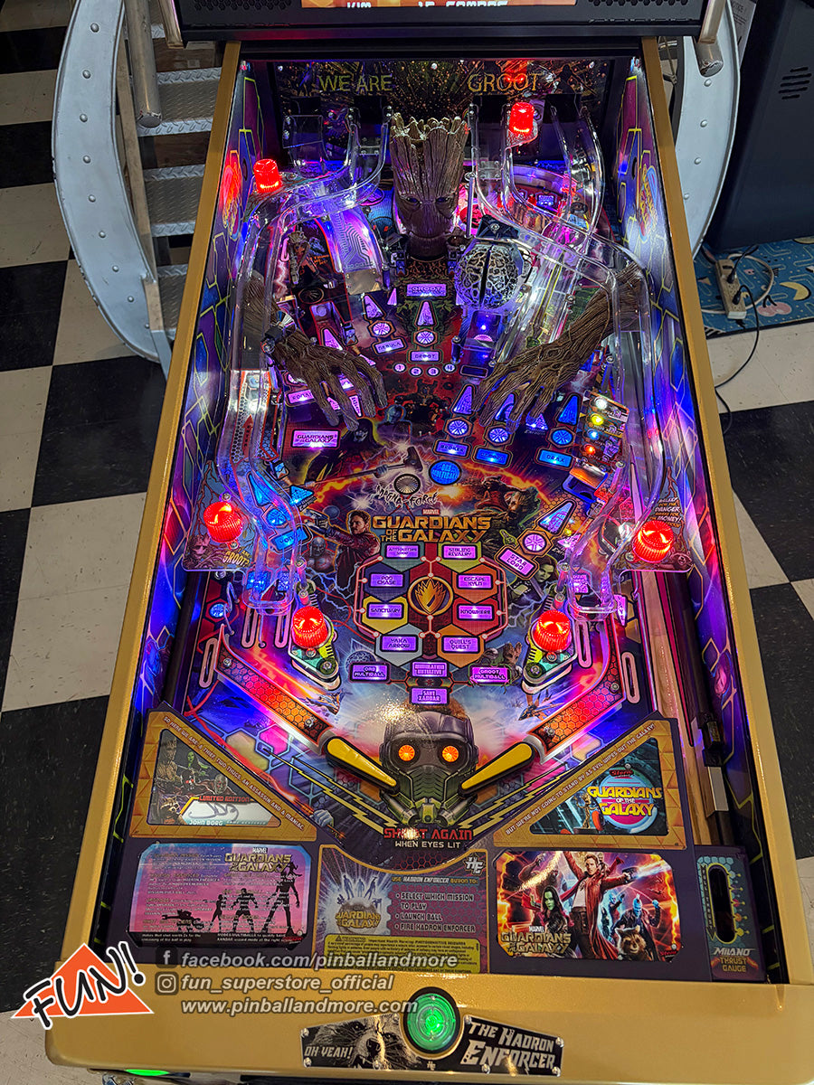 Guardians of the Galaxy (Limited Edition #081 of 600) Pinball Machine - HUO