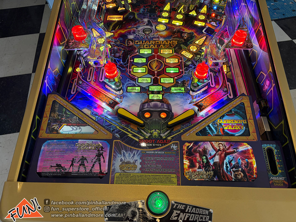 Guardians of the Galaxy (Limited Edition #081 of 600) Pinball Machine - HUO