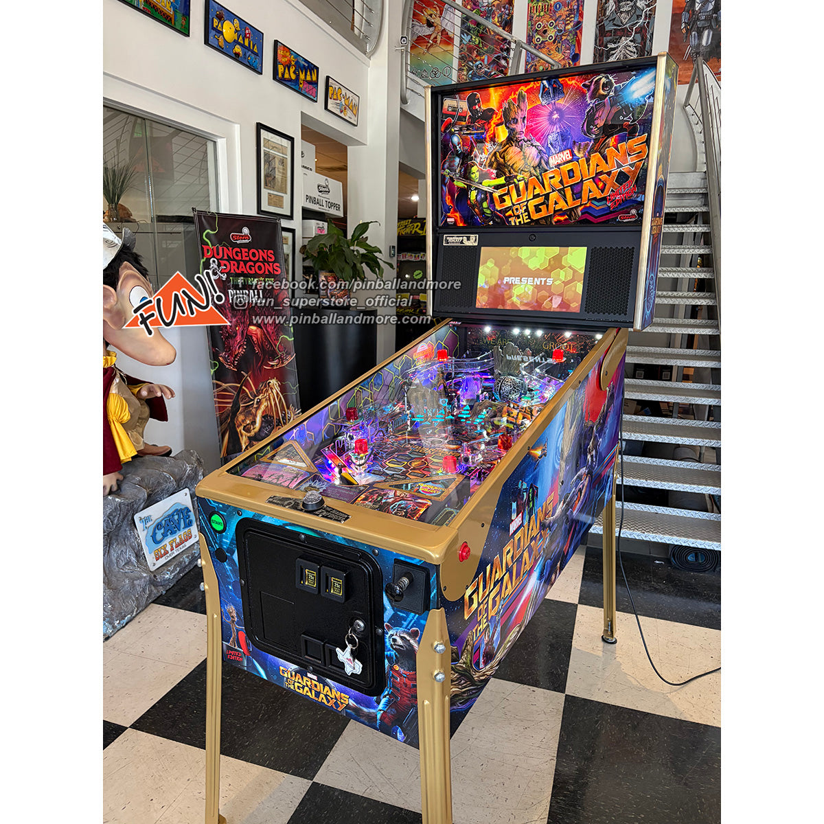 Guardians of the Galaxy (Limited Edition #081 of 600) Pinball Machine - HUO