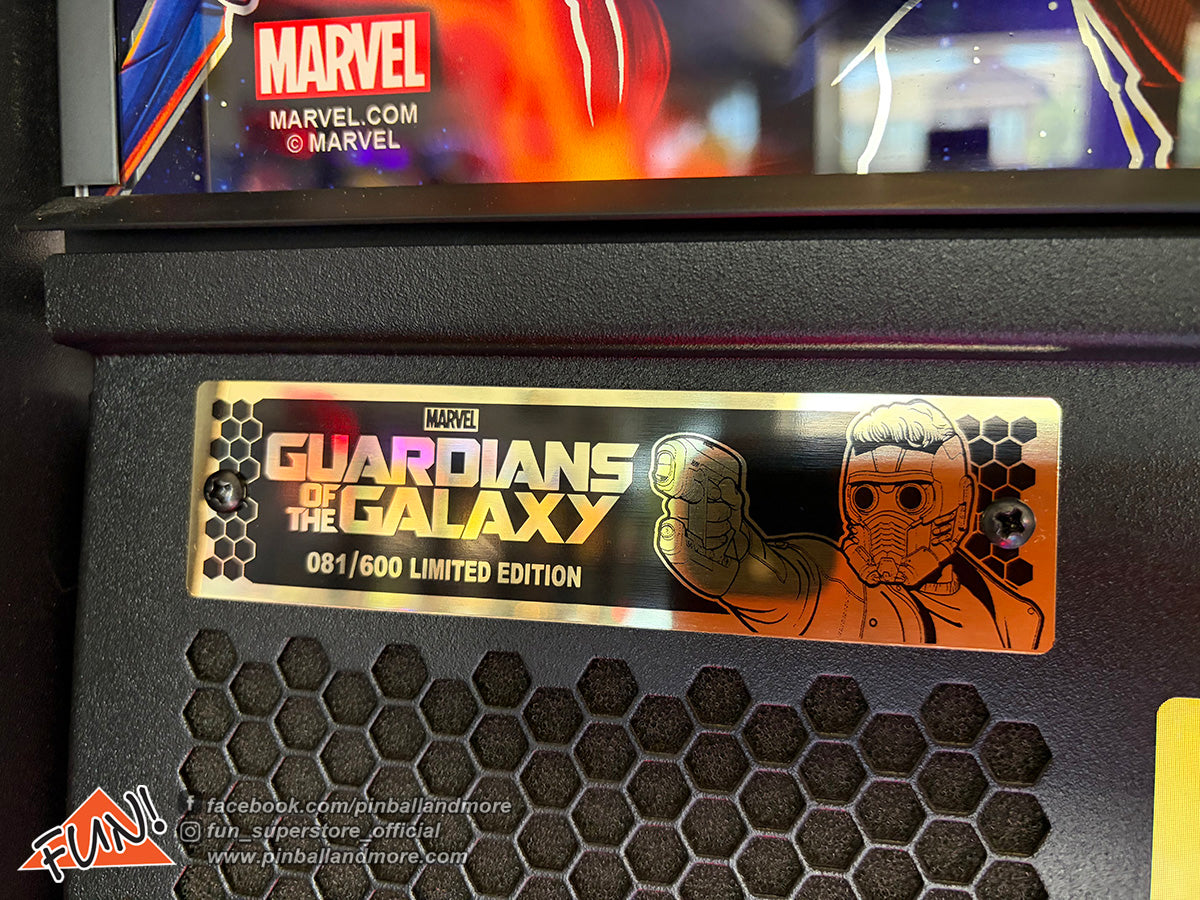 Guardians of the Galaxy (Limited Edition #081 of 600) Pinball Machine - HUO