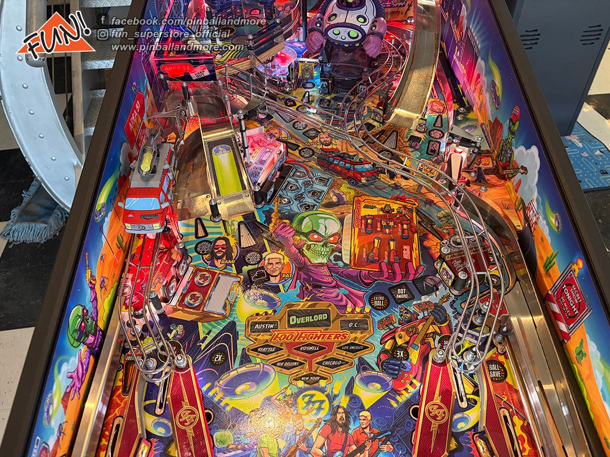 Foo Fighters (Premium) Pinball Machine + EXTRAS!