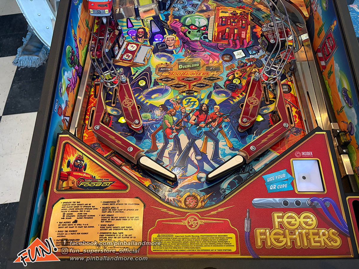 Foo Fighters (Premium) Pinball Machine + EXTRAS!