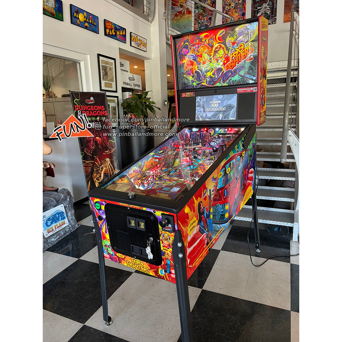 Foo Fighters (Premium) Pinball Machine + EXTRAS!