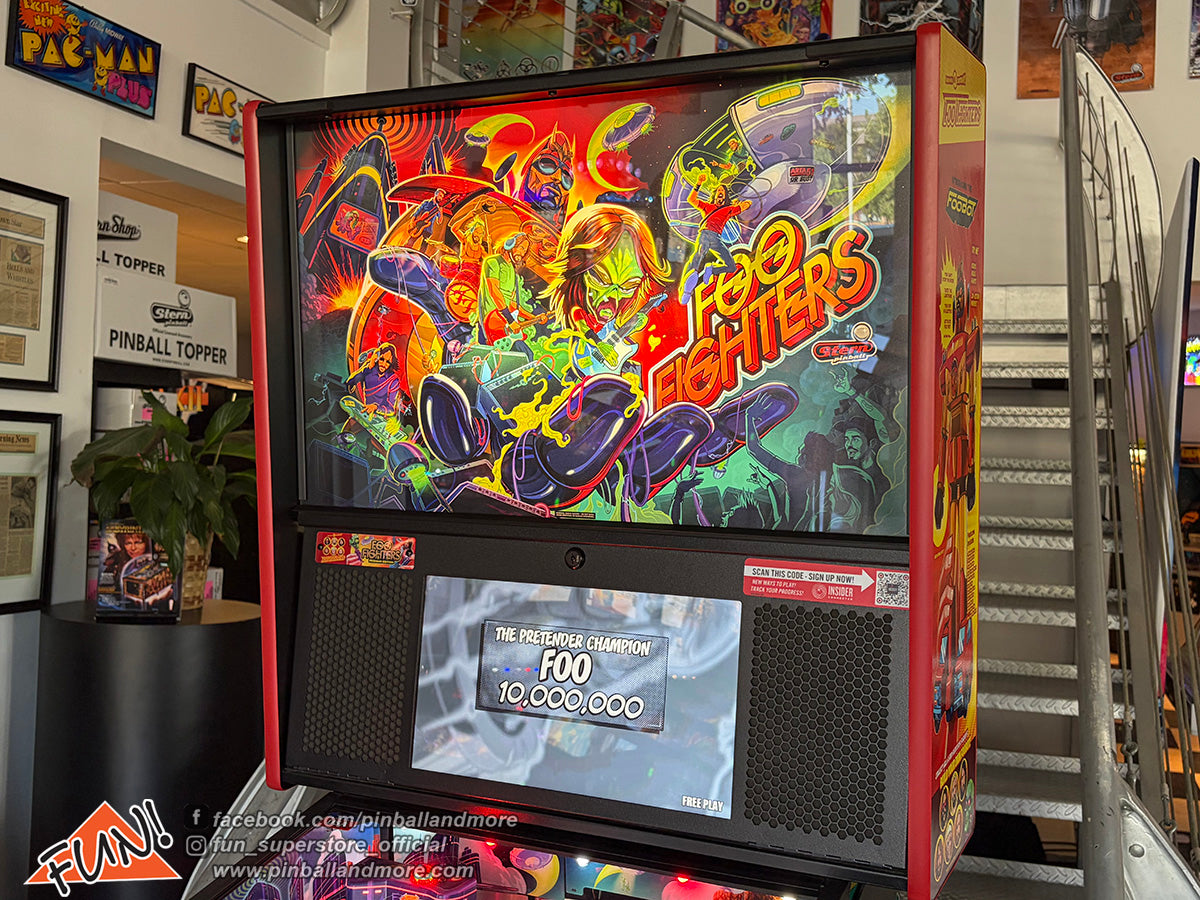 Foo Fighters (Premium) Pinball Machine + EXTRAS!