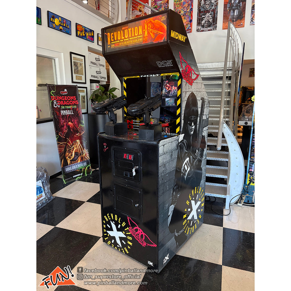 Aerosmith's Revolution X Arcade Game