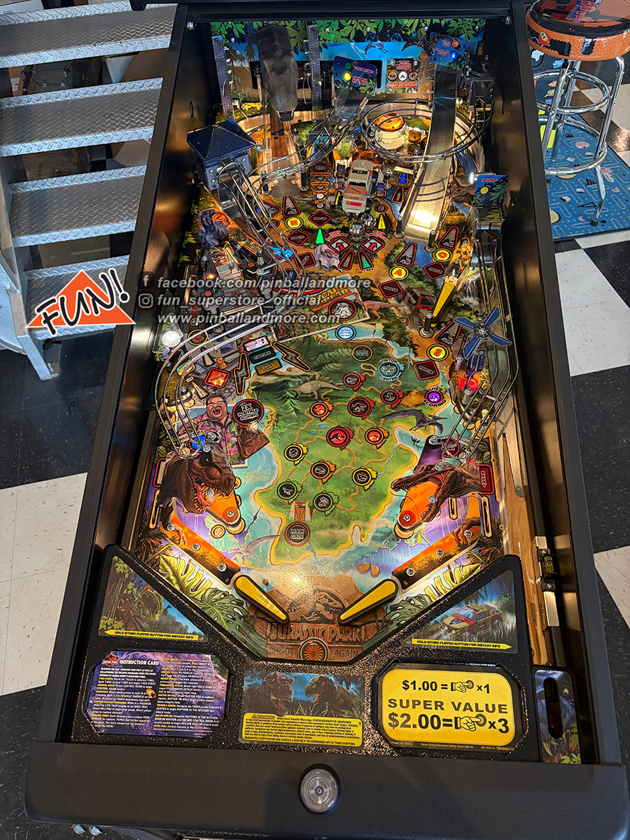 Jurassic Park (Pro) Pinball Machine - Reconditioned!