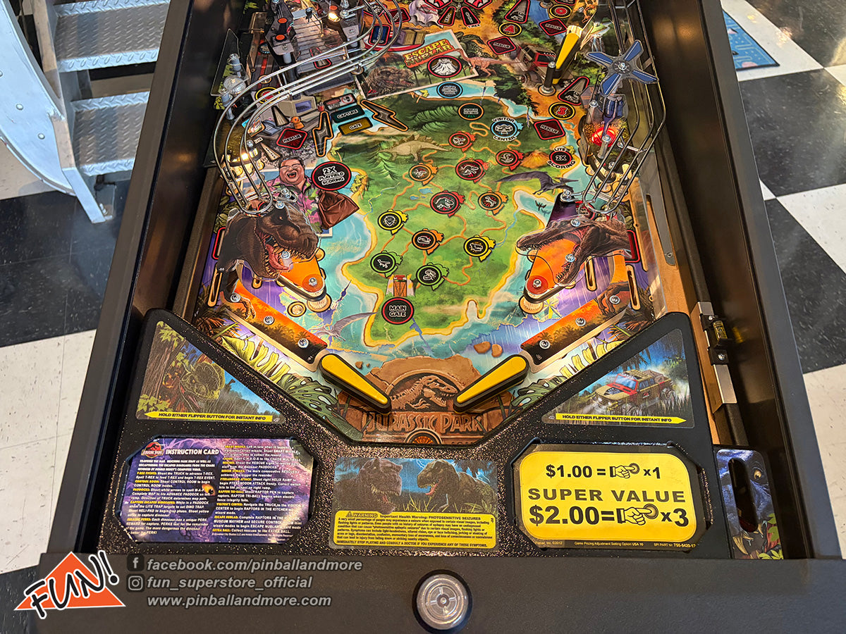 Jurassic Park (Pro) Pinball Machine - Reconditioned!