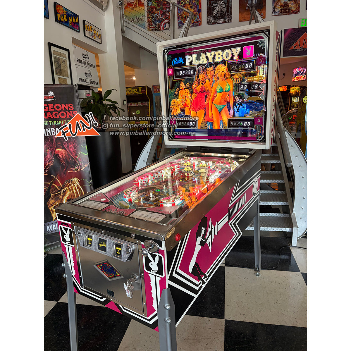 Playboy Pinball Machine - BEAUTIFUL EXAMPLE!