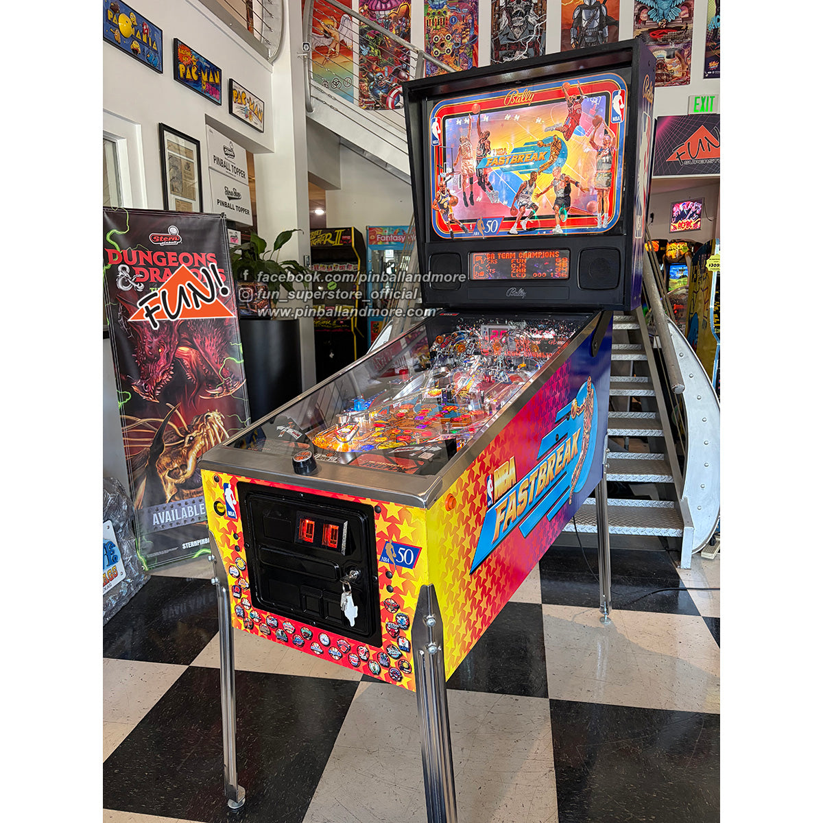 NBA Fastbreak Pinball Machine