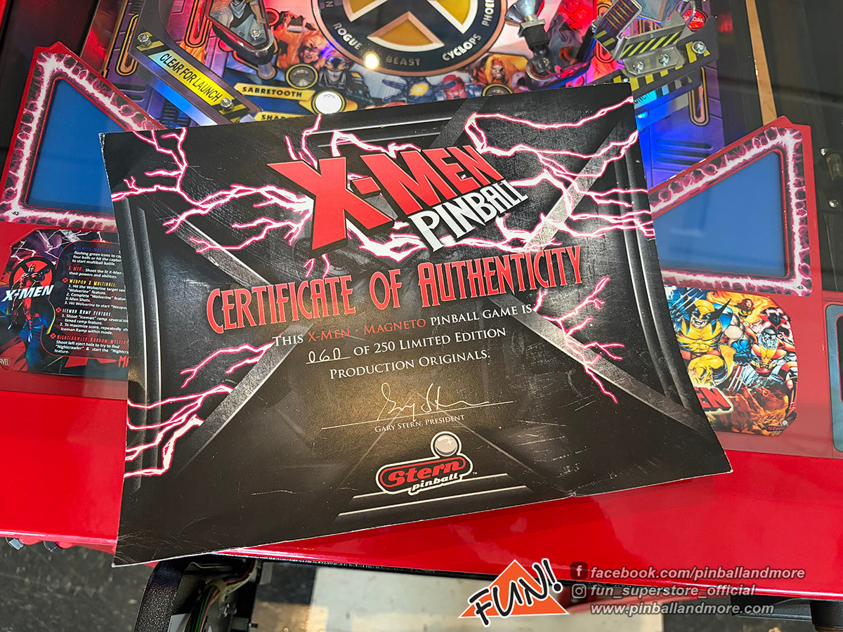 The X-Men (Magneto Limited Edition #60 of 250) Pinball Machine