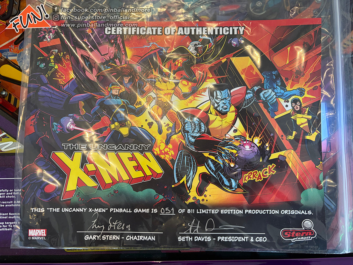 The Uncanny X-MEN (LIMITED EDITION #051) Pinball Machine