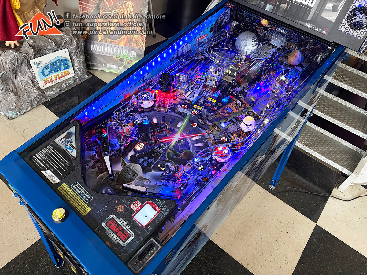 Star Wars: Fall of the Empire (Limited Edition #618) Pinball Machine w/Topper!