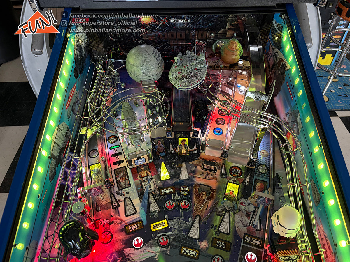 Star Wars: Fall of the Empire (Limited Edition #618) Pinball Machine w/Topper!