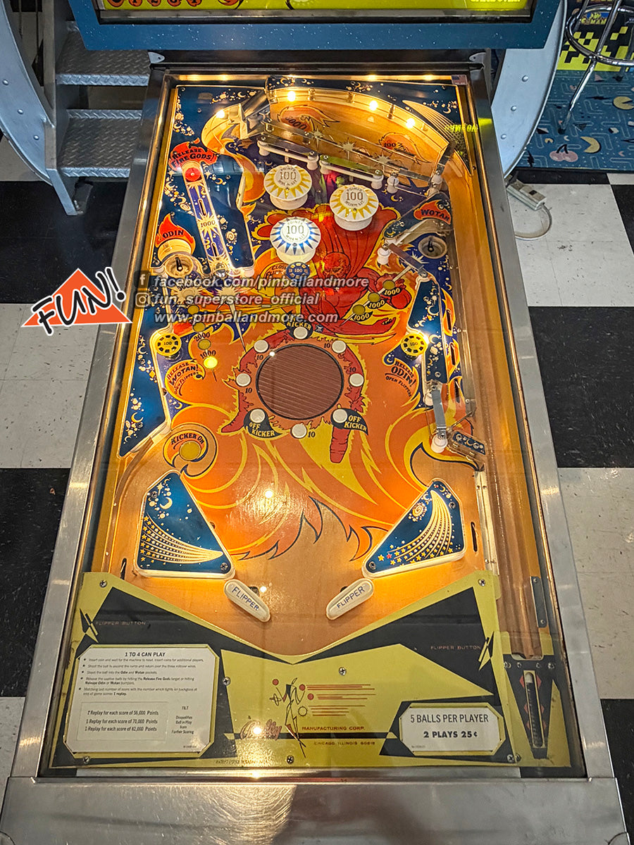 Fireball Pinball Machine - BEAUTIFUL EXAMPLE!