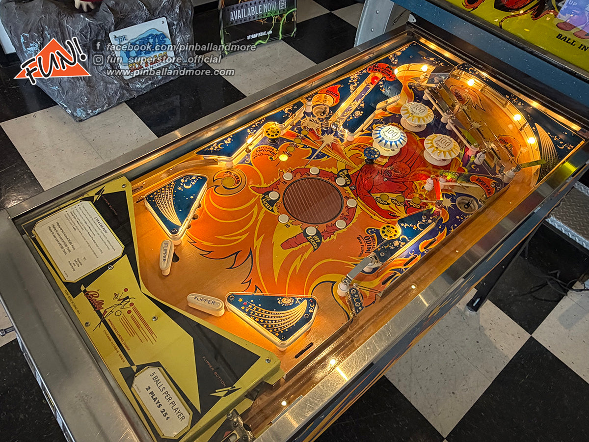 Fireball Pinball Machine - BEAUTIFUL EXAMPLE!